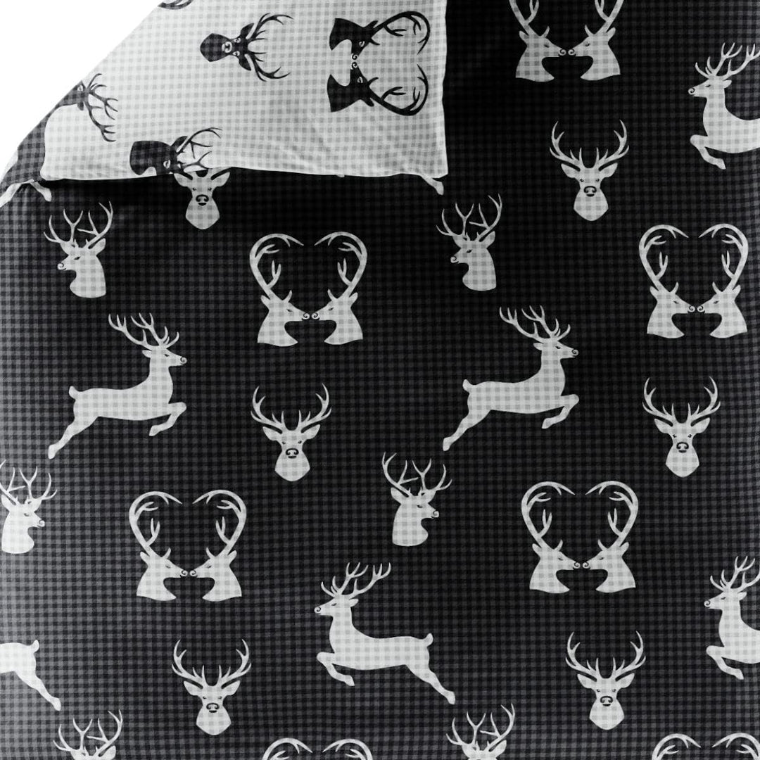 Bierbaum Bettwäsche Feinbiber Graphit Grösse 135x200 cm (80x80 cm) 135x200 + 80x80 cm Grau, 135x200