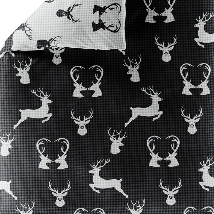 Bierbaum Bettwäsche Feinbiber Graphit Grösse 135x200 cm (80x80 cm) 135x200 + 80x80 cm Grau, 135x200