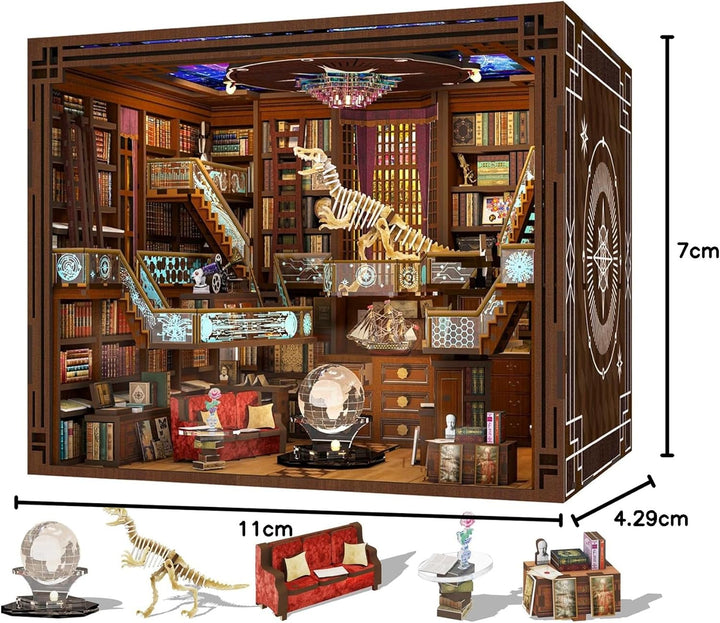 Book Nook Kit, DIY Miniatur Puppenhaus Booknook Kit(Beyond Library Max), Beyond Library Max