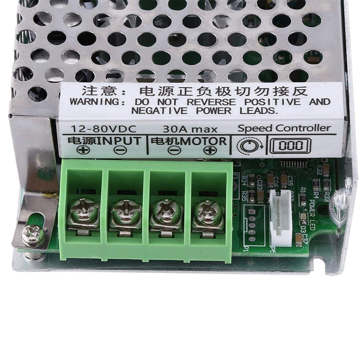 12-80 V DC 30A PWM-Controller Motordrehzahlregler Motorregler mit digitaler Anzeige
