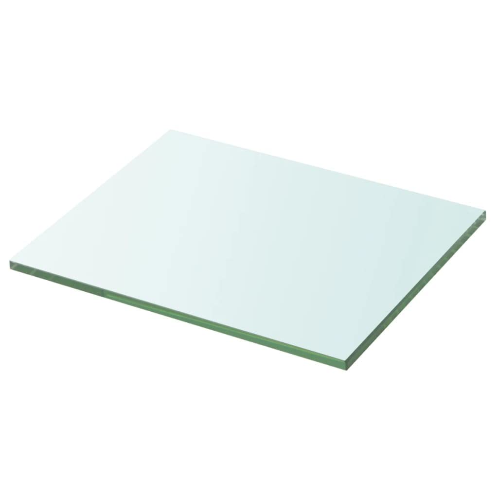 FIRBNUS 20x25x0,8 cm Storage Shelves Glas Bad Regal Glasregalboden Schwebend Regal Glas für Wohnzimm