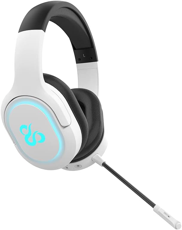 Newskill Scylla Ivory Gaming-Kopfhörer, RGB, kabellos, PC/PS4/PS5/Switch/Xbox One/Xbox Series X/S, W