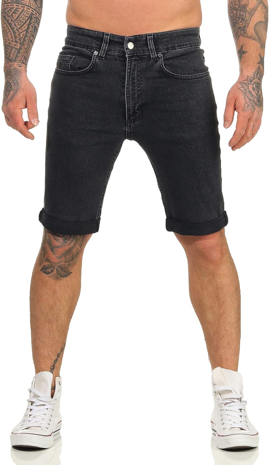 mazine - Herren - Shorts 'Denim' - Dark Grey - L