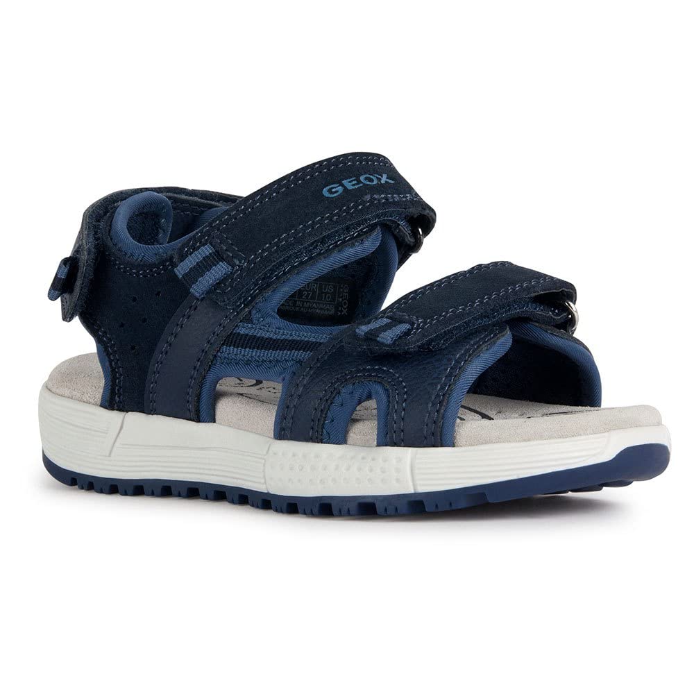 Geox Jungen J Alben Boy Sandal 27 EU Navy Avio, 27 EU Navy Avio