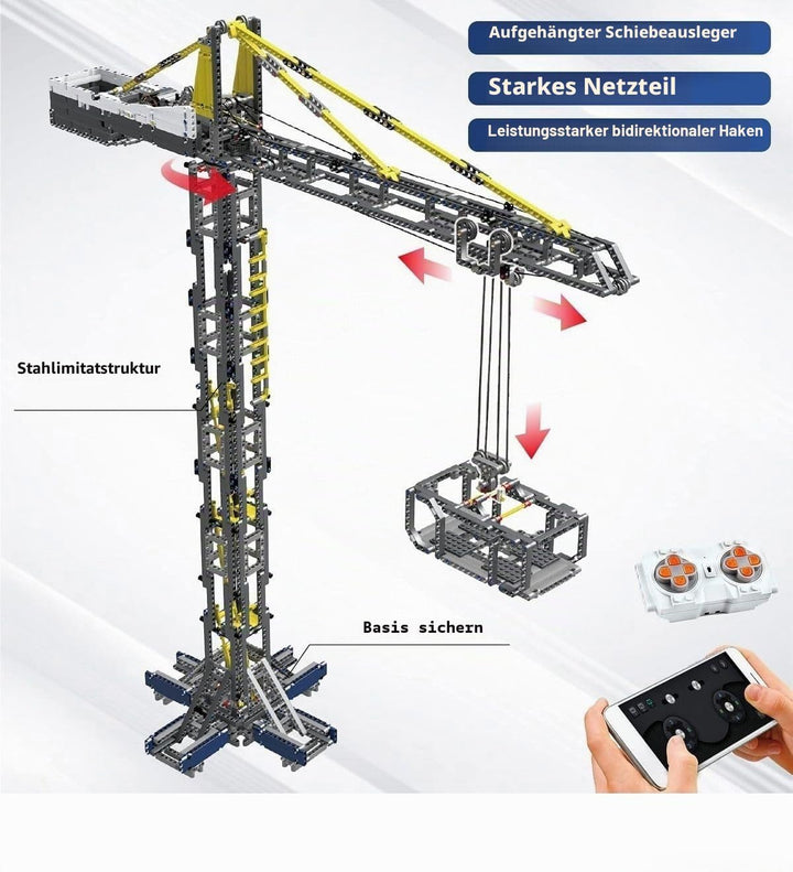 Mould King Remote Controlled Kran 17004
