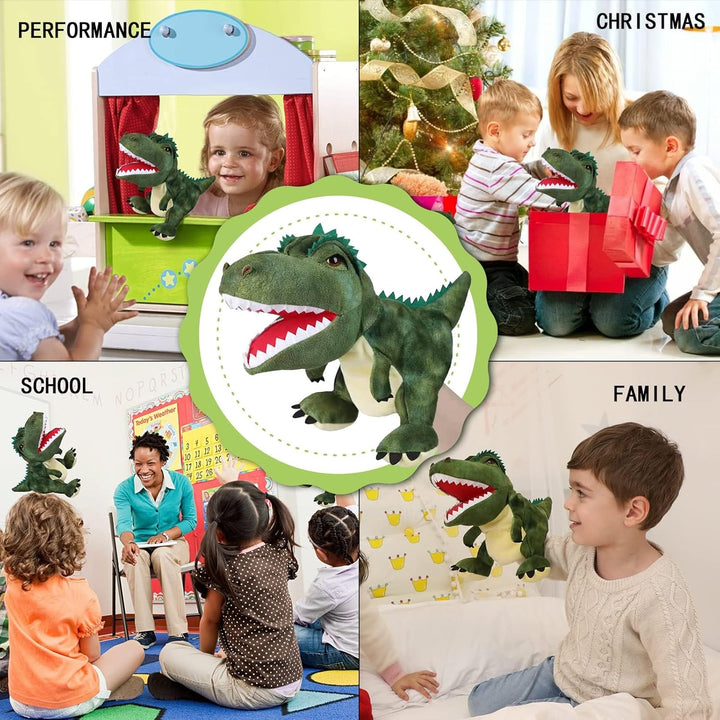 Dinosaurier Handpuppen Dinosaurier Spielzeug, Dinosaurier Puppen für Kinder, Dinosaurier Kuscheltier