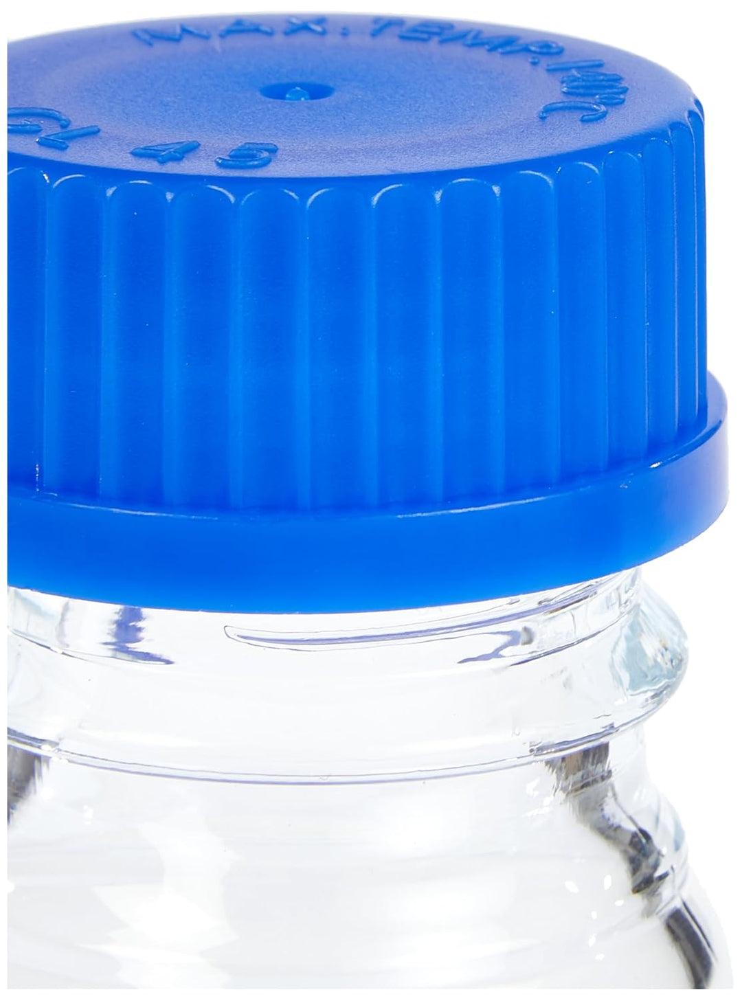neoLab E-1429 Laborflaschen, GL 45, 100 mL, Iso-Gewinde, Kappe + Ausgiessring (10-er Pack)