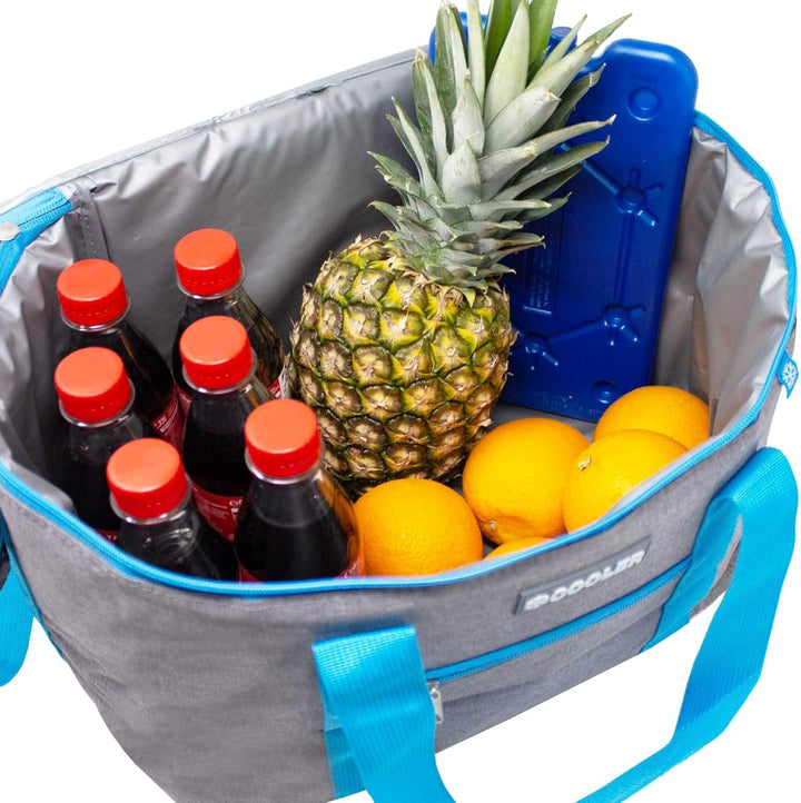 ToCi Kühltasche 14 Liter + 6 Kühlpacks – Isolierte Thermotasche für Picknick, Camping, Wandern &amp; Gri