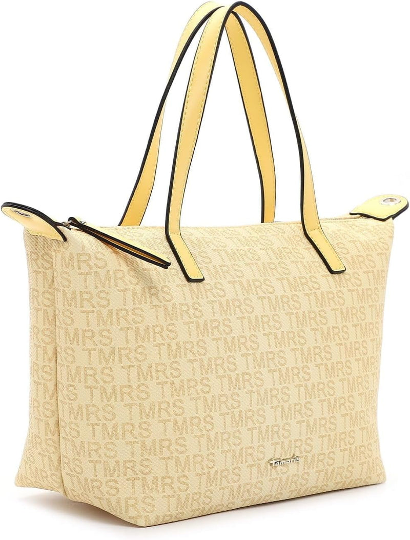 Tamaris Shopper Grace 31437 Damen Handtaschen Print Einheitsgrösse Lightyellow 410, Einheitsgrösse L