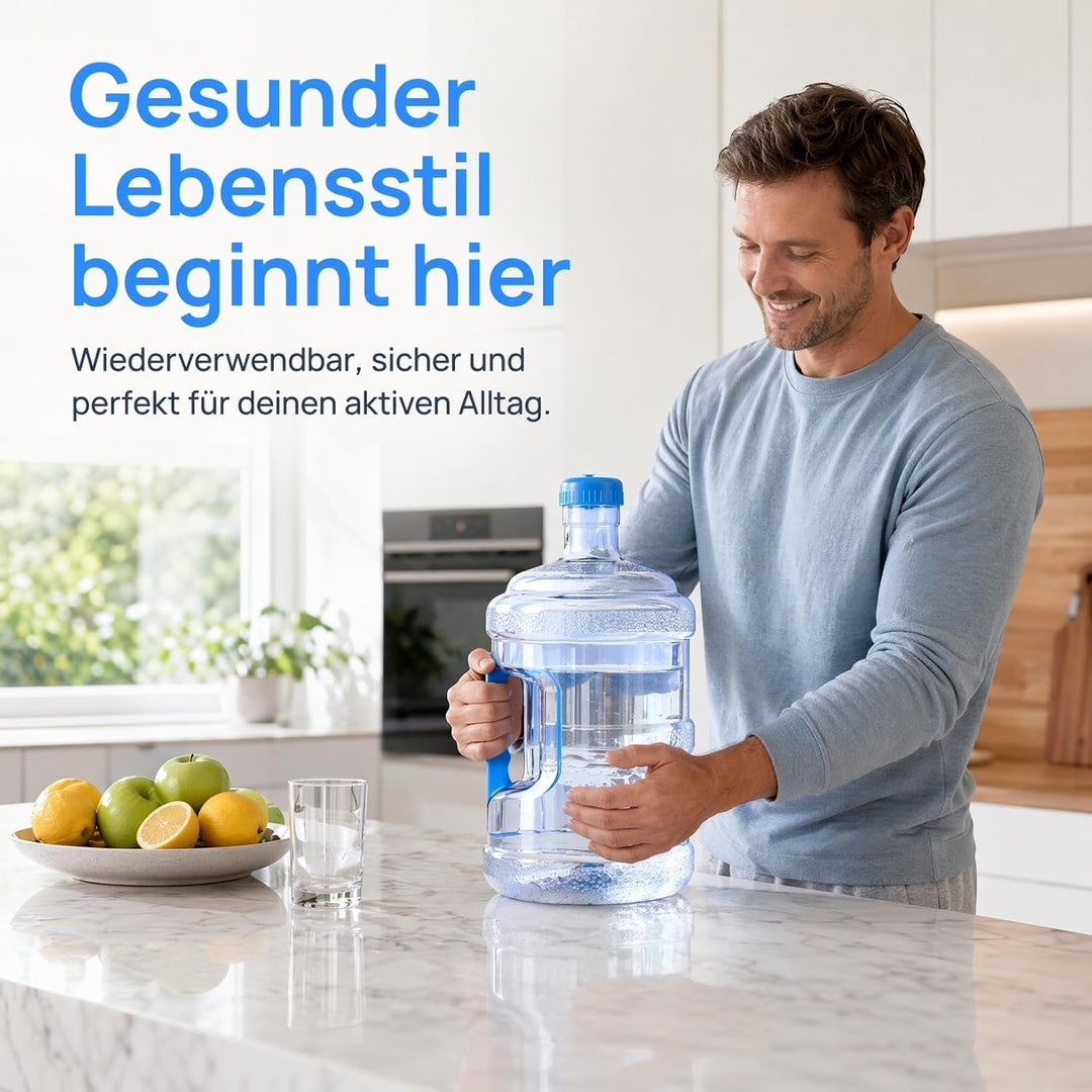 BESPORTBLE 5 Liter Wasserflasche Mineralwasserflasche Tragbarer Pc-Wassereimer Mit Griff FüR Outdoor