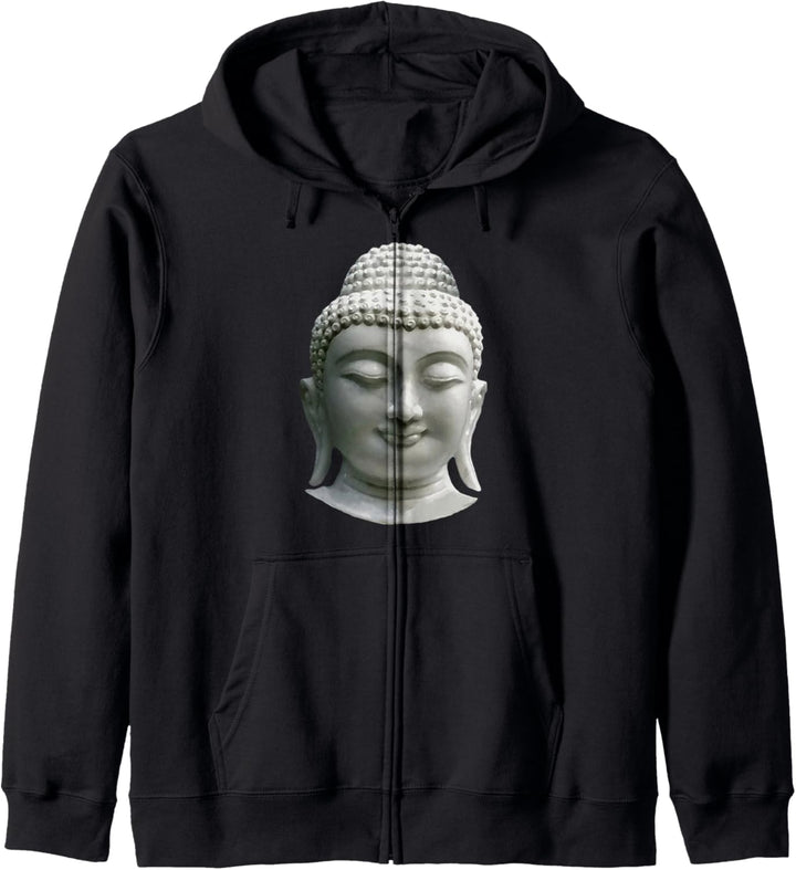 Buddha Siddhartha Gautama Grafik Mode für Heeren und Damen Kapuzenjacke