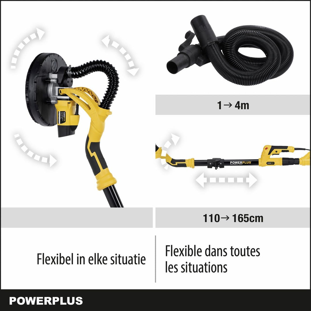 Powerplus POWX0477 Trockenbauschleifer, 0, 3 Stück, Trockenbauschleifer