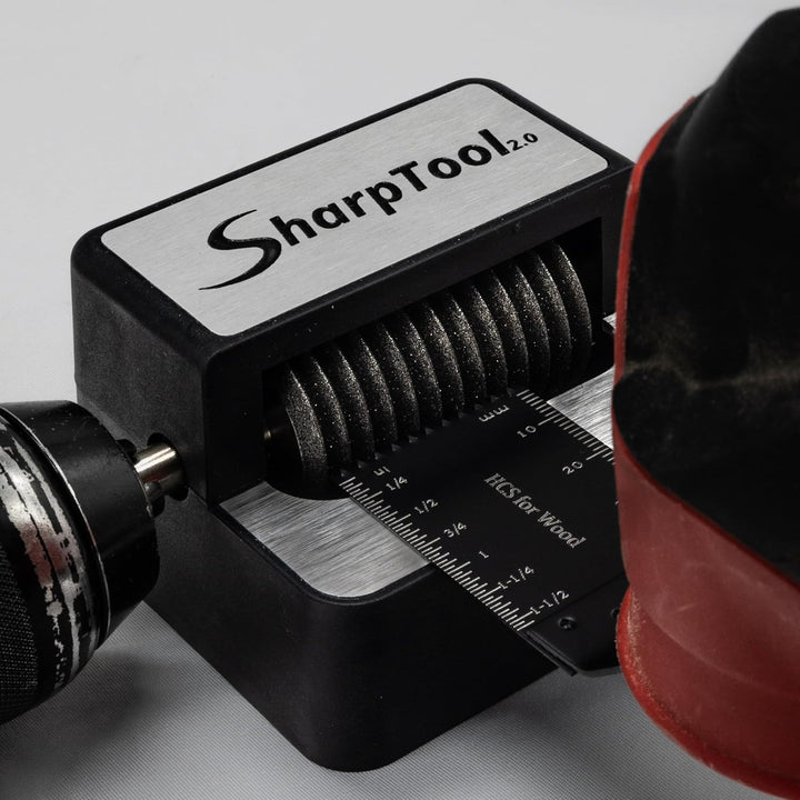 SharpTool 2.0 Schärfer für Multitool Sägeblätter - Präzisions-Schärfer für Bohrmaschine zum Nachschä