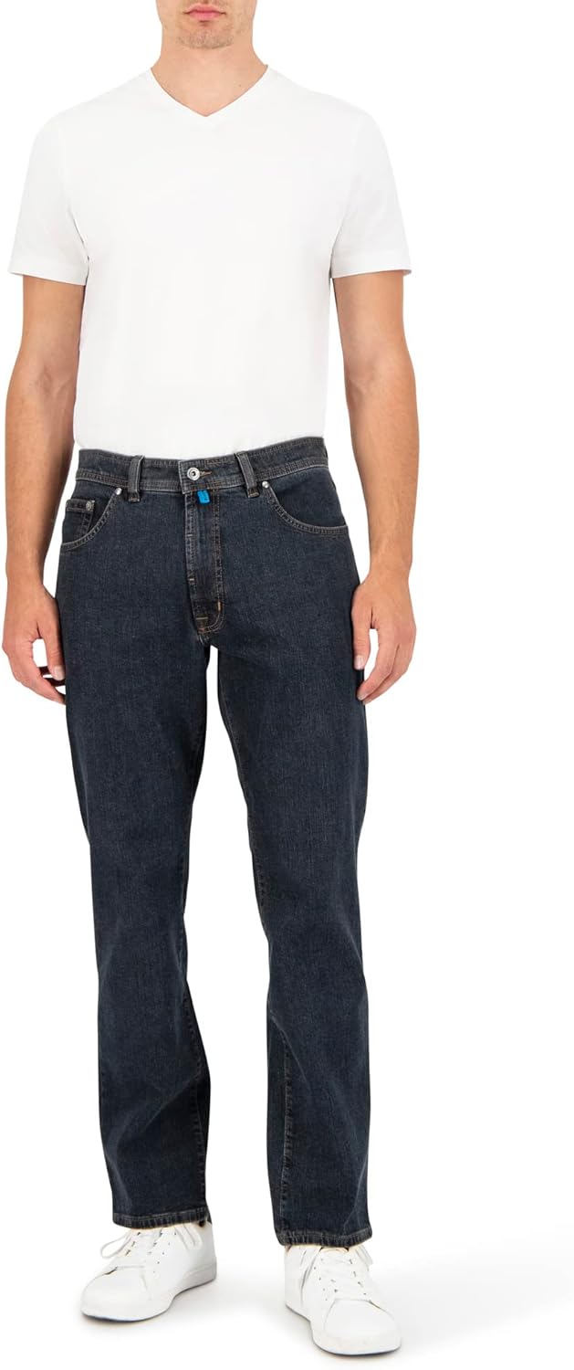 Pierre Cardin Herren Dijon Loose Fit Jeans 30W / 32L Blau (Indigo 02)