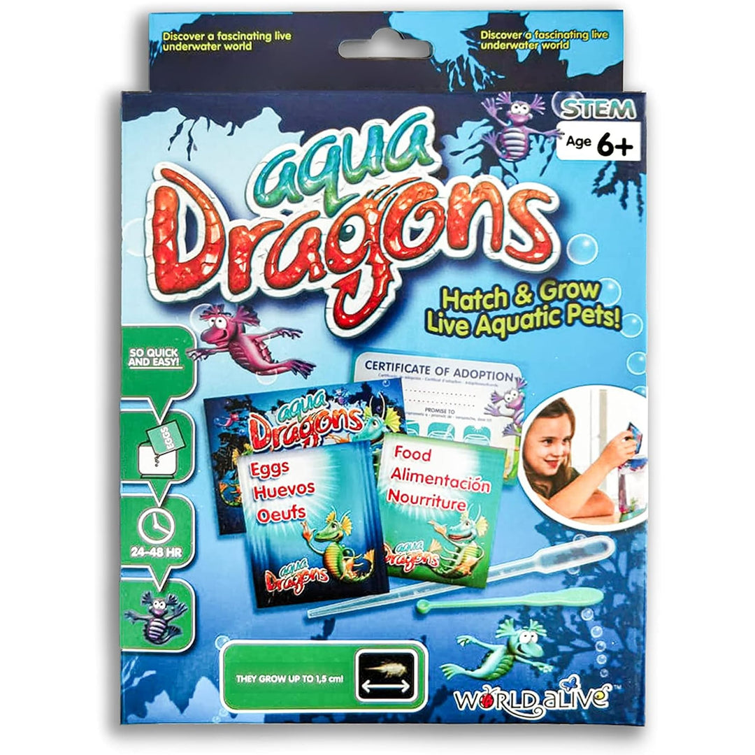 Aqua Dragons |Underwater World Essentials | Pädagogisches STEM-Spielzeug, Züchten Sie ein einfaches
