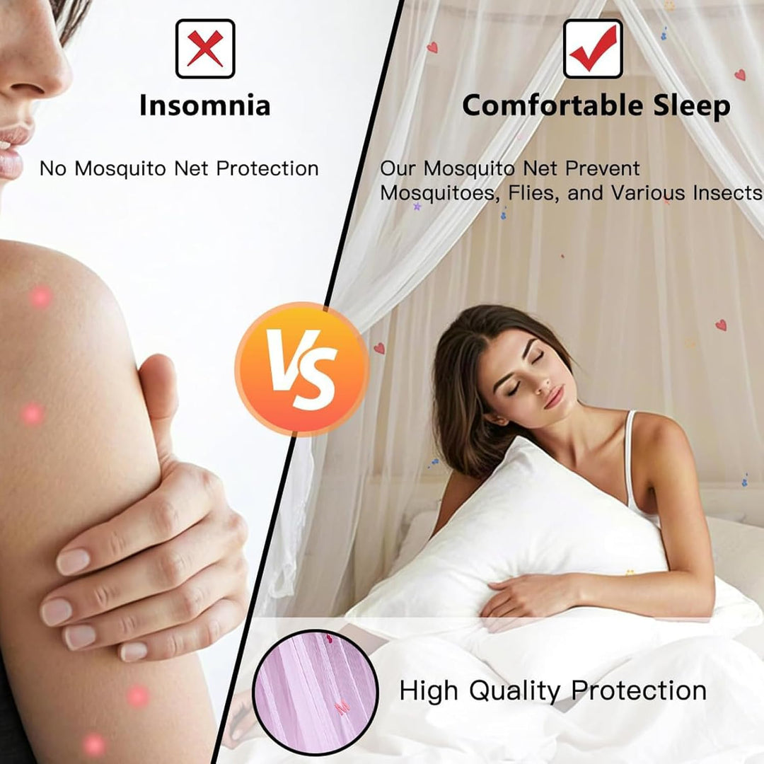 Betthimmel Mädchen Moskitonetz Bett Kinder Mosquito Netz Bett Himmel für Kinderzimmer Hängendes Mück