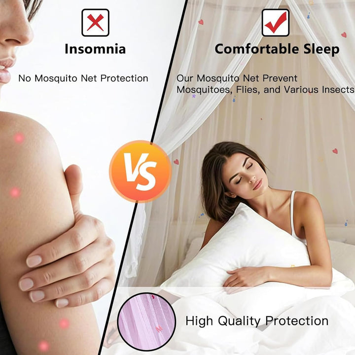 Betthimmel Mädchen Moskitonetz Bett Kinder Mosquito Netz Bett Himmel für Kinderzimmer Hängendes Mück