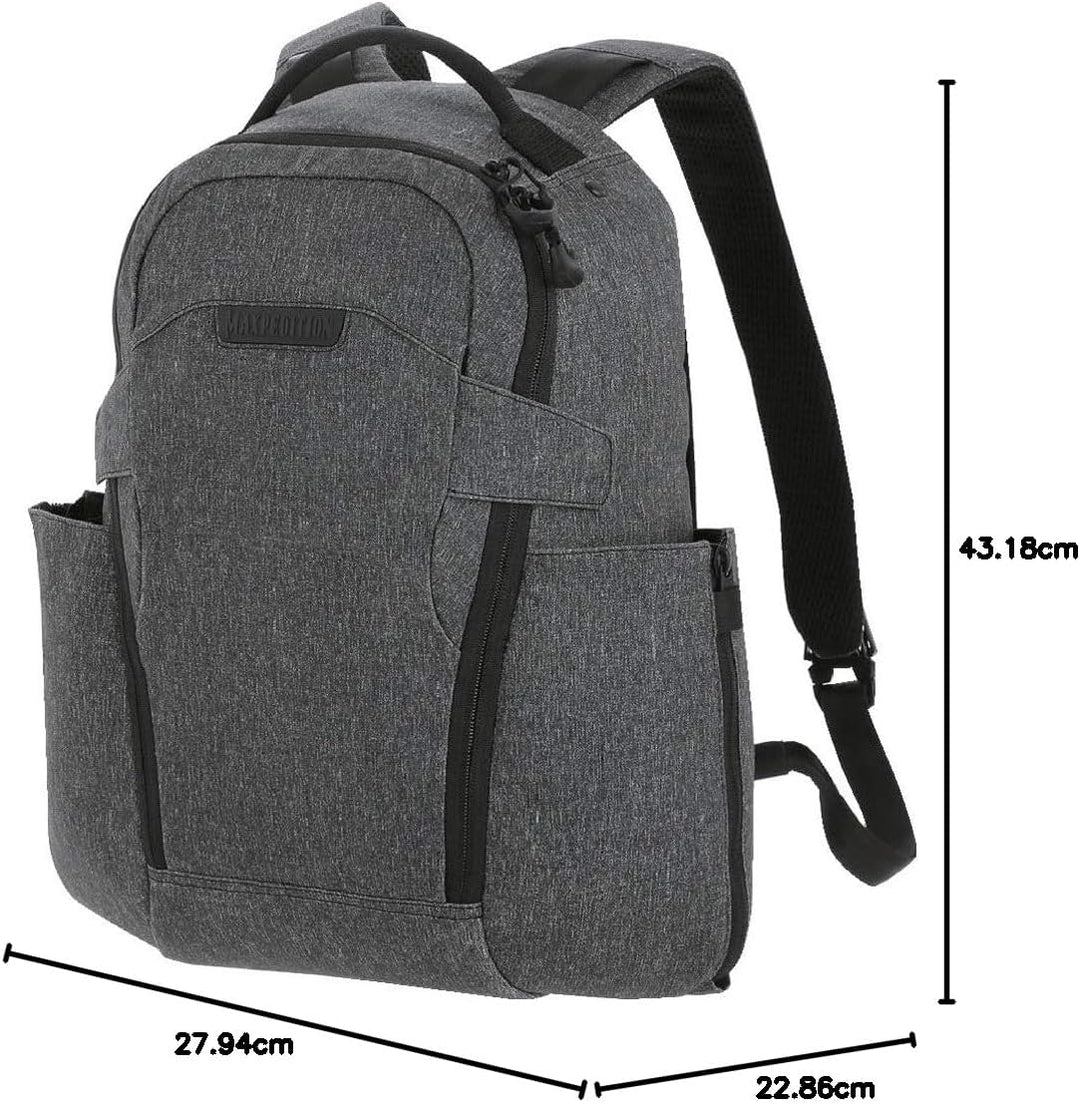 Maxpedition Entity 19 CCW-Enabled Backpack 19L, Charcoal