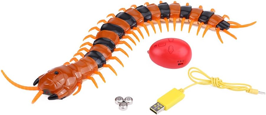 Dilwe RC Centipede Spielzeug, schnelle Bewegung Infrarot Fernbedienung gefälschte Scolopendra RC Str