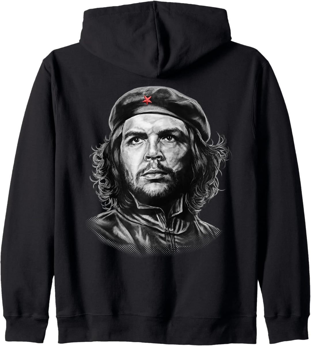Hand gezeichnetes Che Guevara Porträt Kapuzenjacke