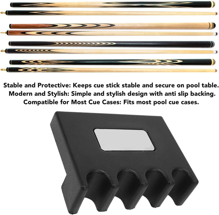 Tragbarer Pool Stick Halter, 4 Queue Ständer Tisch Billard Queue Halter Gummi Mini Stick Halter Für