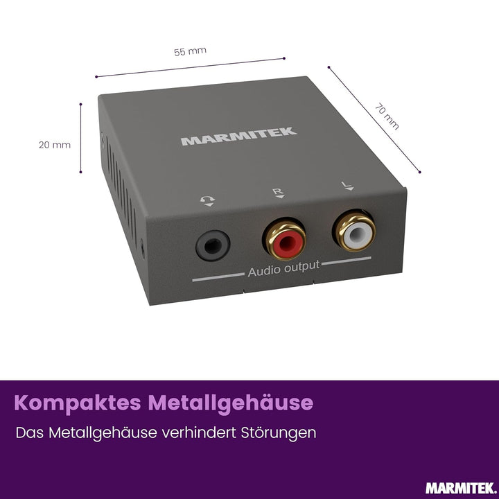 HDMI Extractor CEC - Marmitek CEC130 - Leite das Audio Signal vom Fernseher zum Verstärker ohne ARC