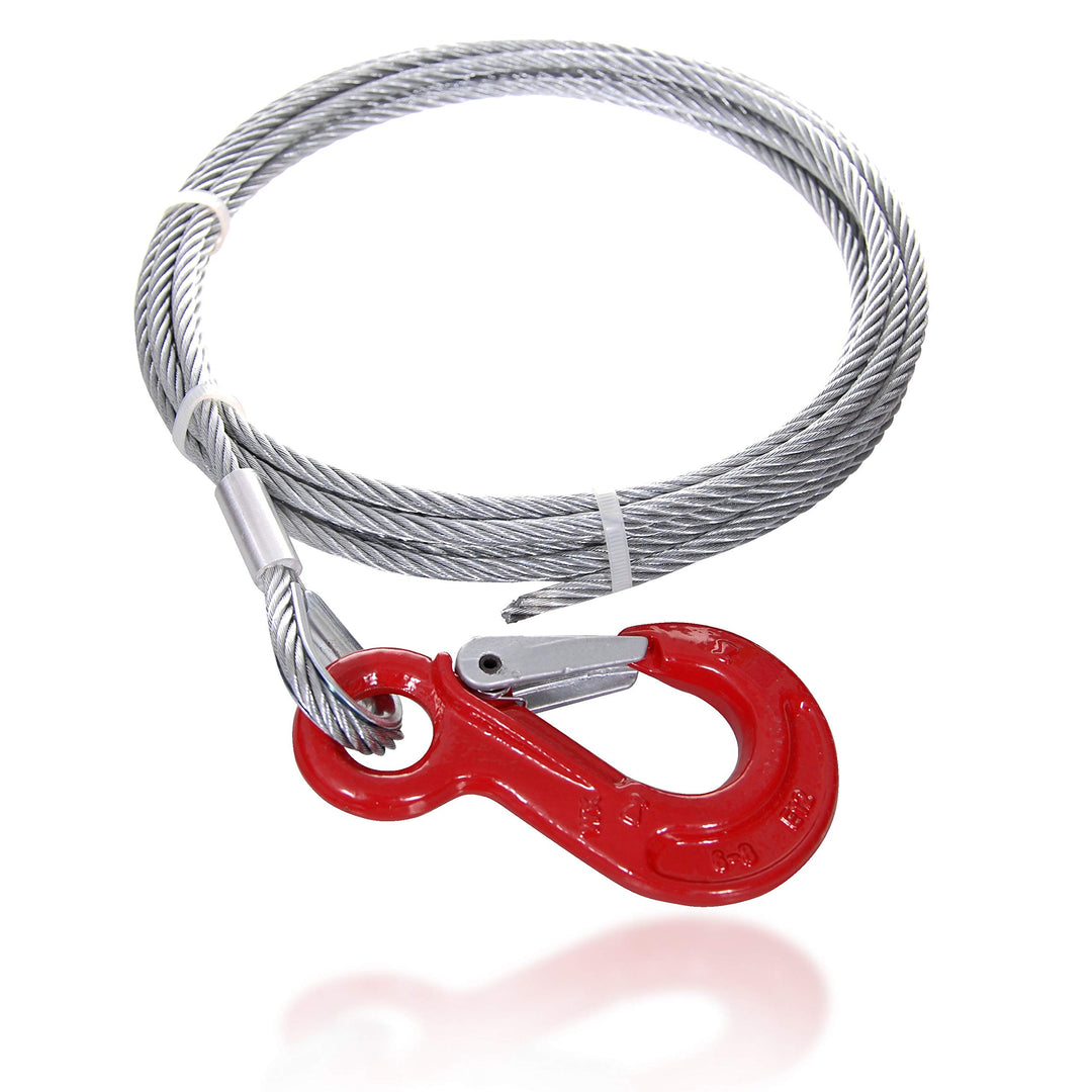 Drahtseile24 Stahlseil, Drahtseil, Seil für Seilwinde – Windenseil, Forstseil | 5mm – 10mm | 2m – 10