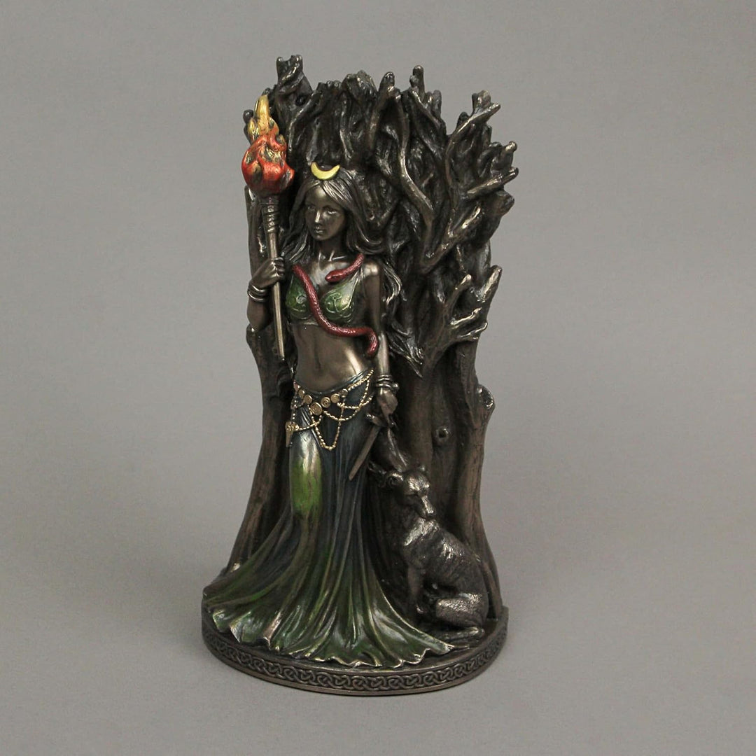 Veronese Design 21,6 cm Hekate griechische Göttin der Magie und ihr Hund