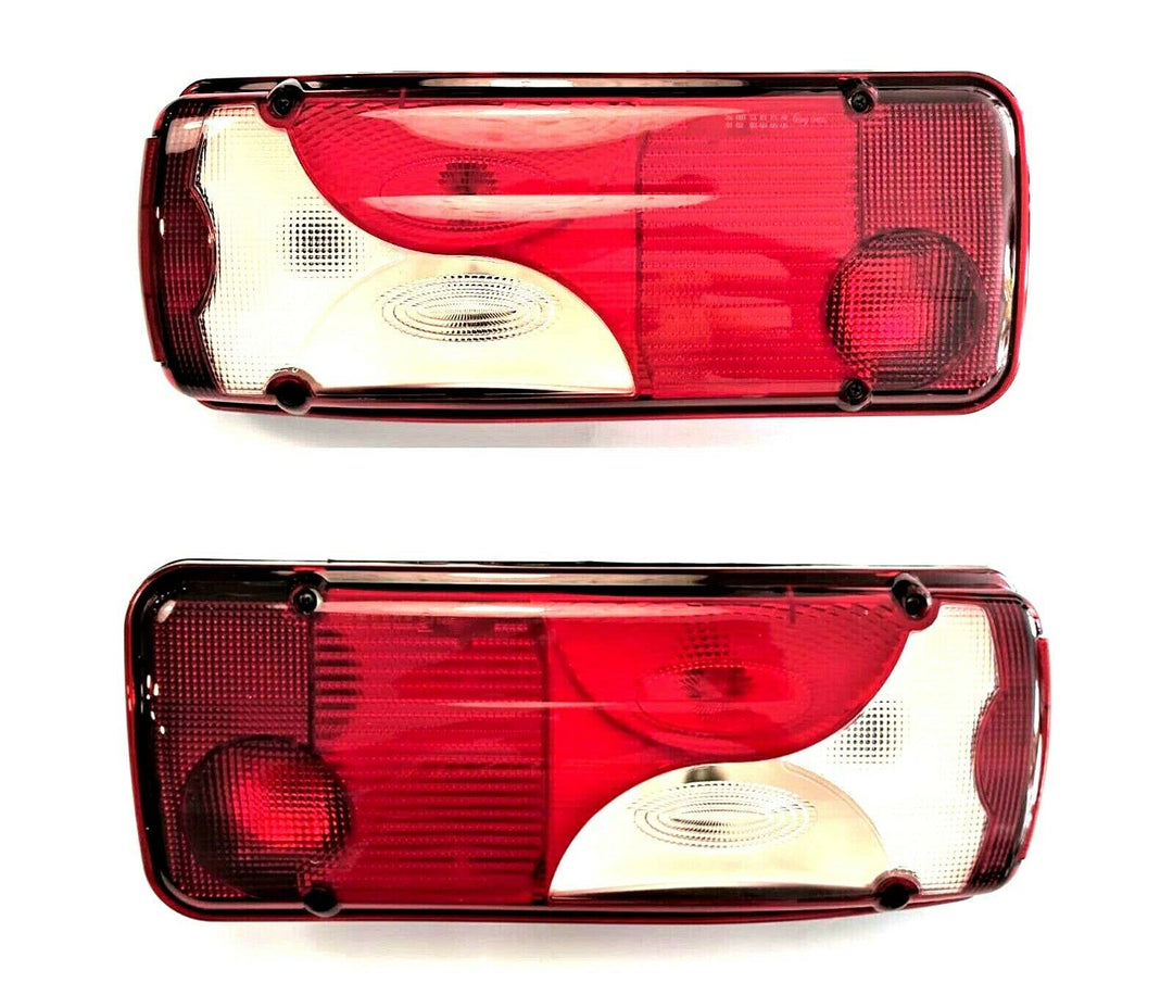 2x Rückleuchten Set LKW & Nutzfahrzeuge | 12V/24V | E-geprüft | für MAN, Sprinter, Scania, Anhänger