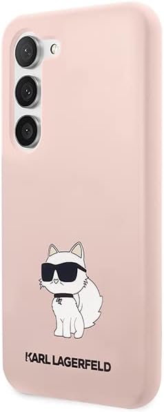 KARL LAGERFELD Hülle KLHCS23SSNCHBCP Samsung S23 S911 rosa silikon Choupette