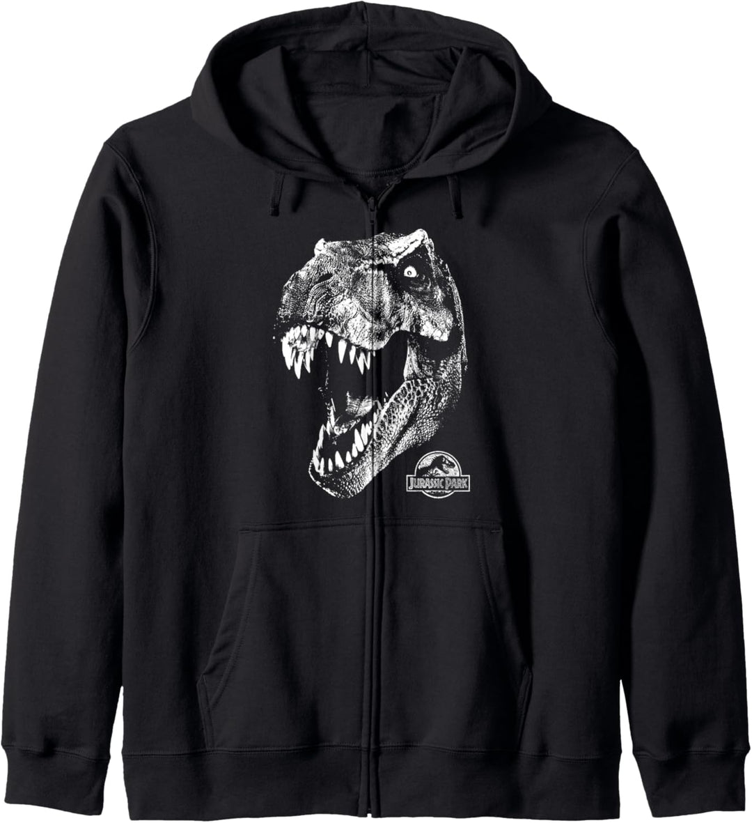 Jurassic Park T-Rex White Head Roaring Kapuzenjacke