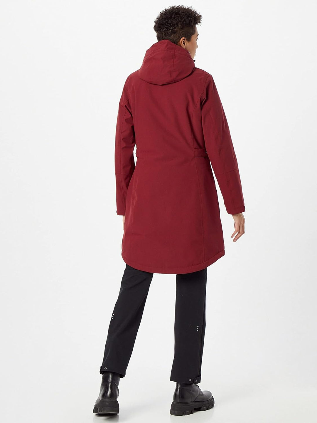 Killtec Damen Kow 165 Wmn Prk Funktionsparka/Parka mit abzippbarer Kapuze 42 weinrot, 42 weinrot