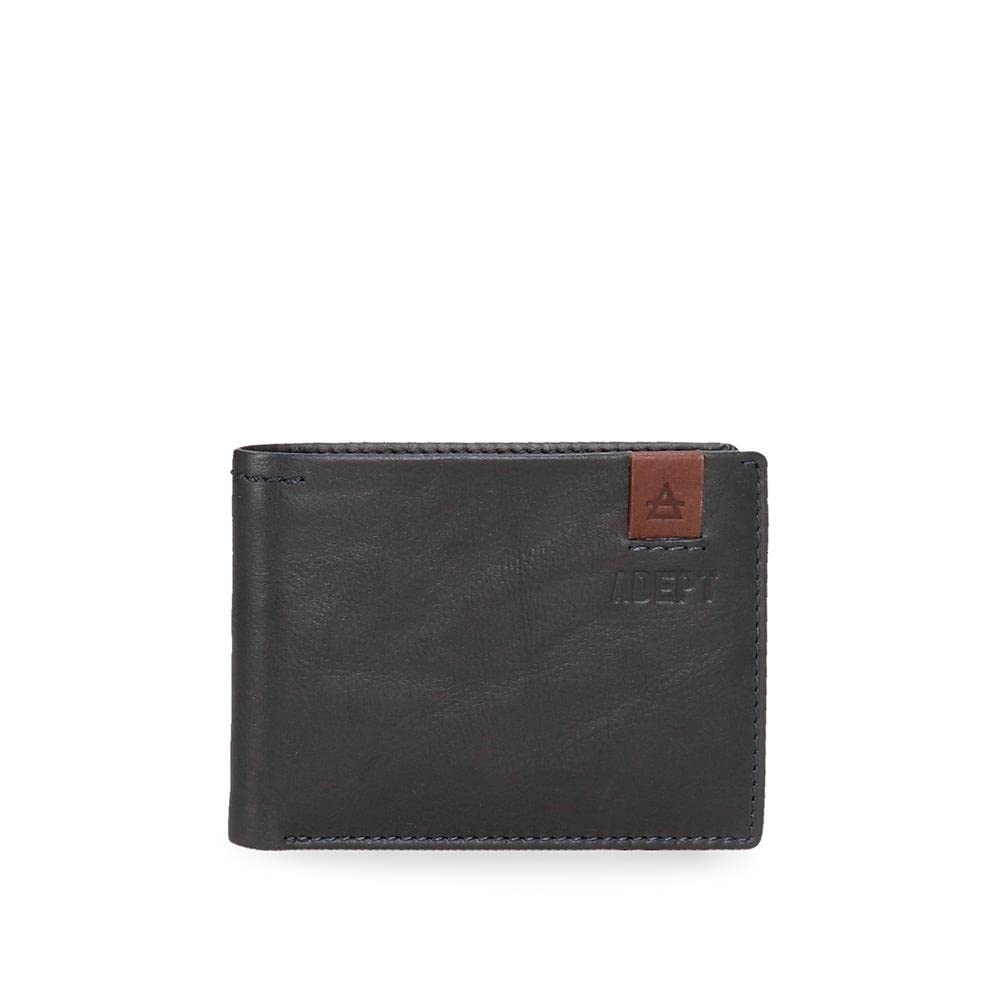 joumma Bags,s.l. Adept MAX Vertical Wallet with Einfache Geldbörse Blau, Einfache Geldbörse Blau