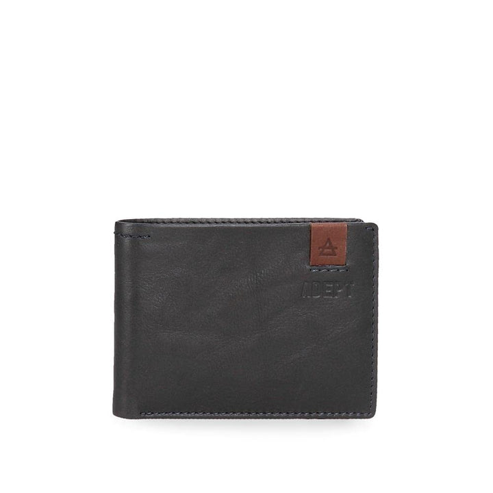 joumma Bags,s.l. Adept MAX Vertical Wallet with Einfache Geldbörse Blau, Einfache Geldbörse Blau