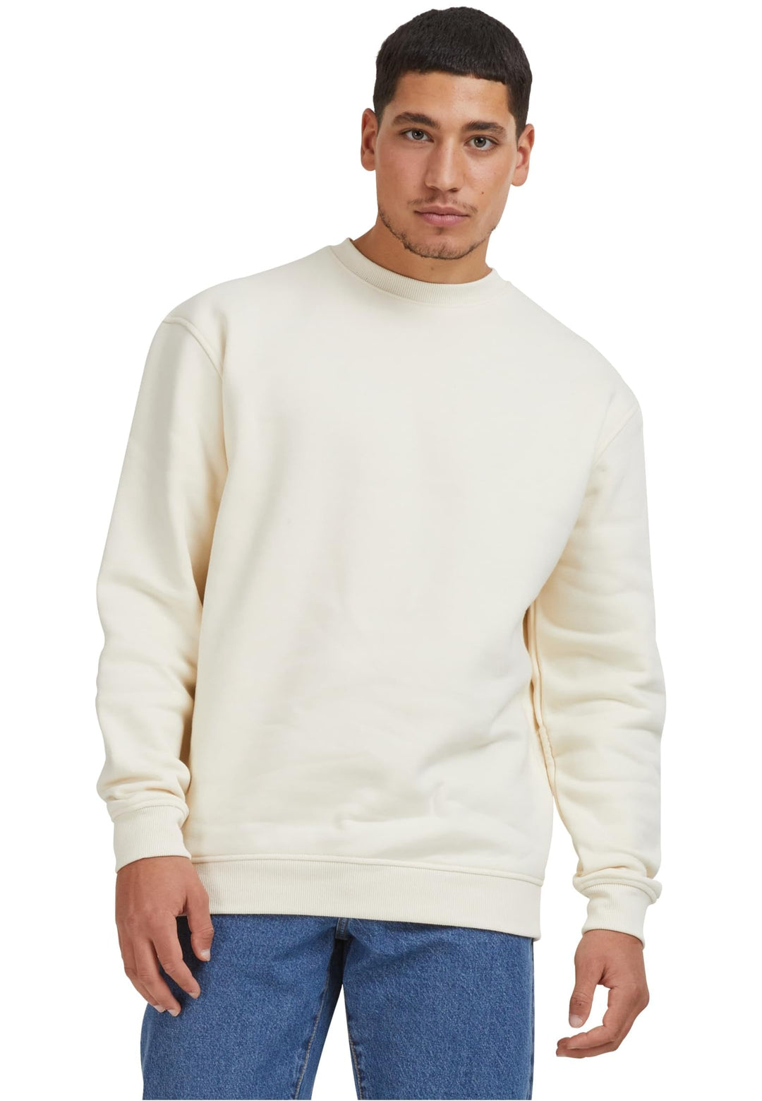 Urban Classics Herren Crewneck Sweatshirt S Whitesand, S Whitesand