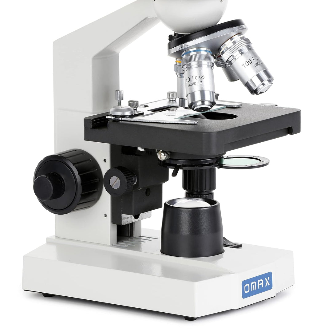 AmScope M83ES OMAX 40X-2000X Labor Trinocular Biological Compound LED-Mikroskop mit mechanischem Dop