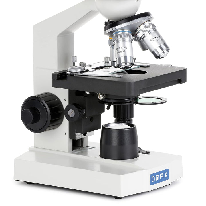 AmScope M83ES OMAX 40X-2000X Labor Trinocular Biological Compound LED-Mikroskop mit mechanischem Dop