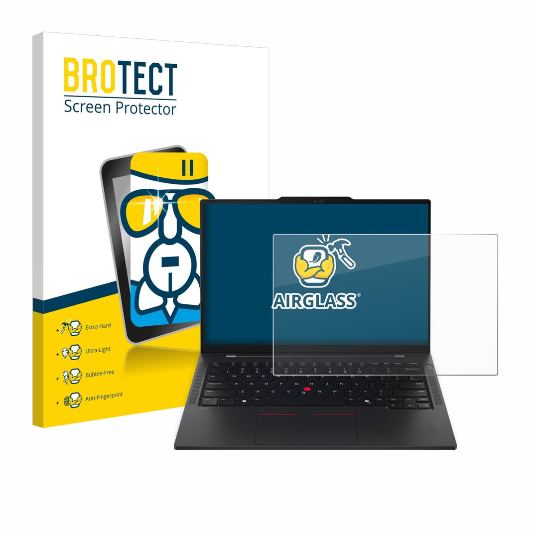 BROTECT Schutzglas für Lenovo ThinkPad T14s Gen 6 Schutzfolie Panzer Folie Glas Displayschutz Made i