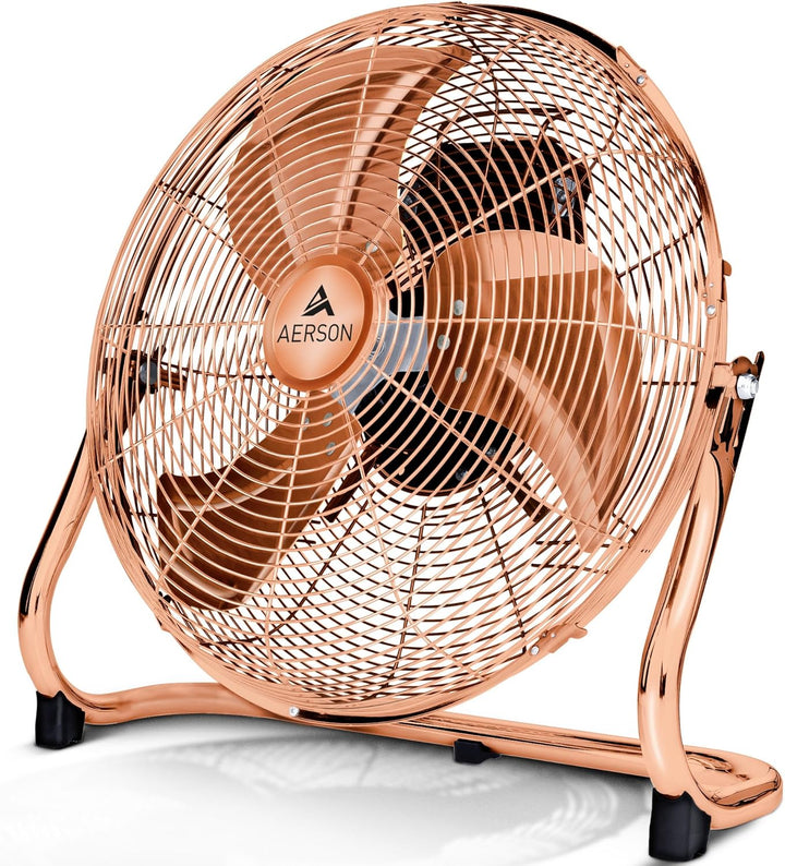 TRESKO AERSON Bodenventilator 30cm | Windmaschine mit 3-Leistungsstufen 55W | Standventilator Ventil