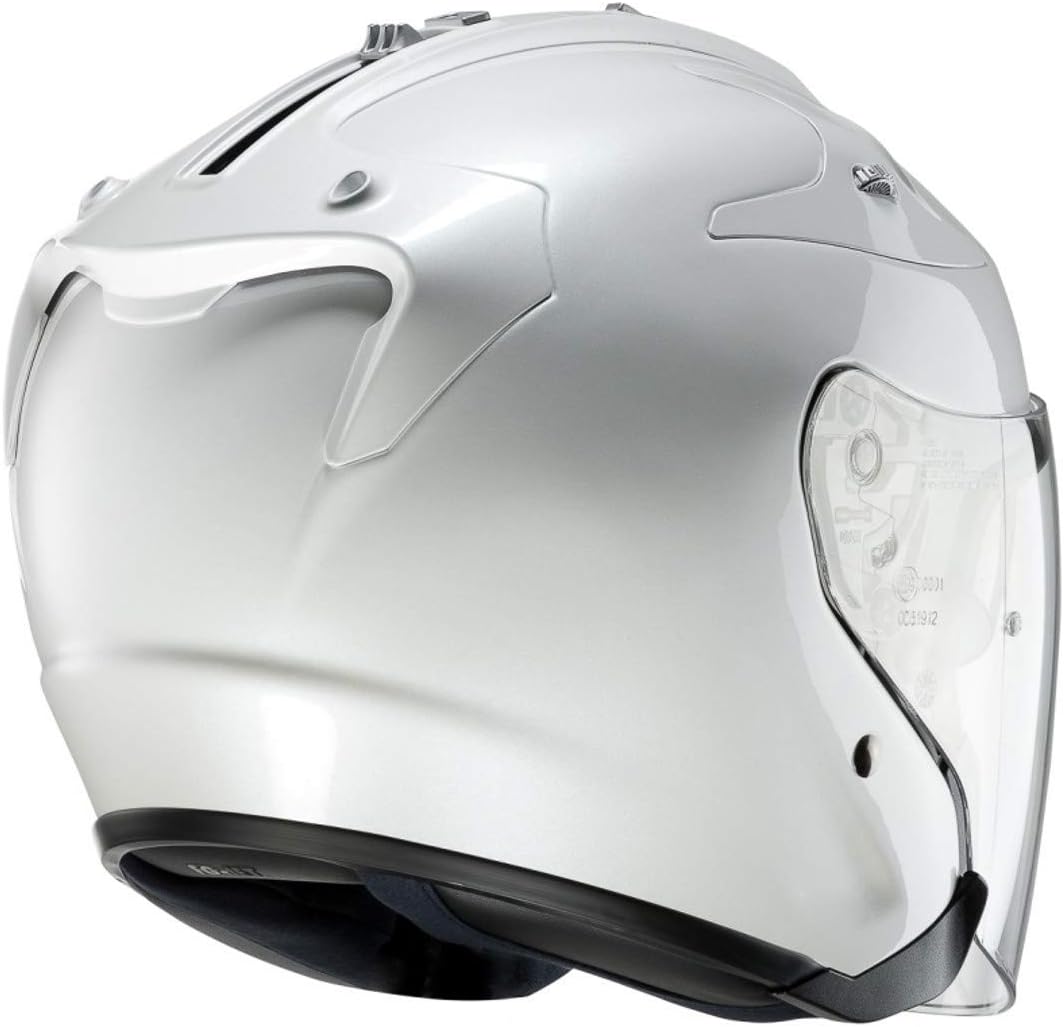 Motorradhelm HJC, XXL perlwei&#xDF;