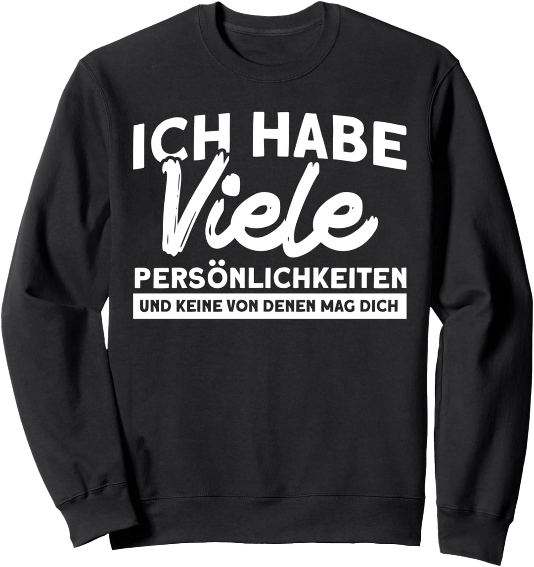 Misanthrop Viele Persönlichkeiten Keine Mag Dich Menschenhas Sweatshirt