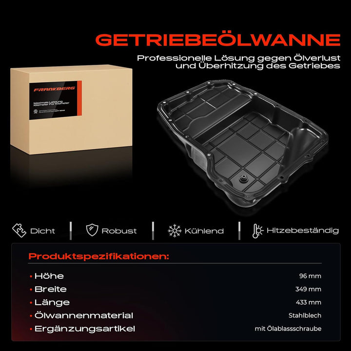Frankberg Ölwanne Automatikgetriebe 45RFE 545RFE für Aspen Durango Ram 1500 Pick-up Cherokee D1 DC D