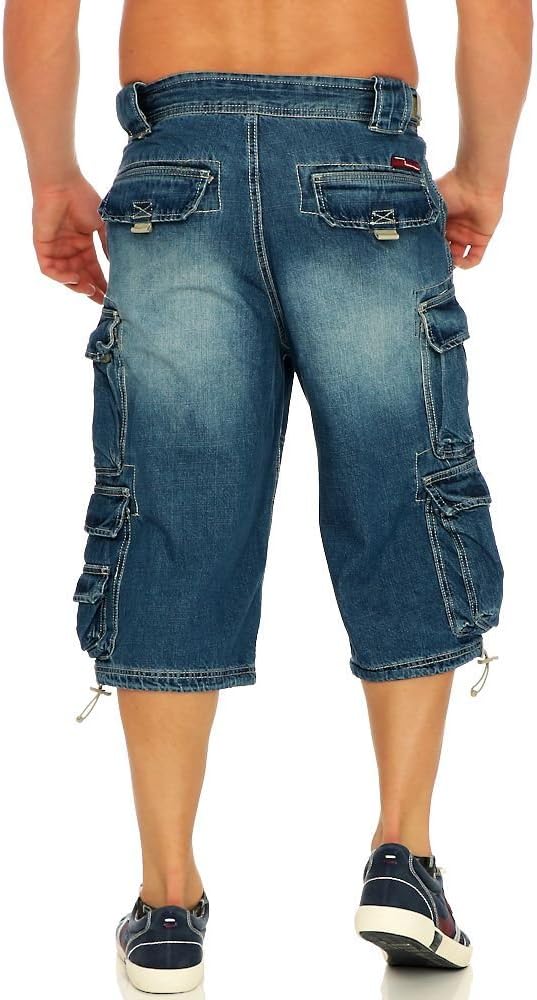 Jet Lag Herren Cargo Shorts 007 B light navy 3XL