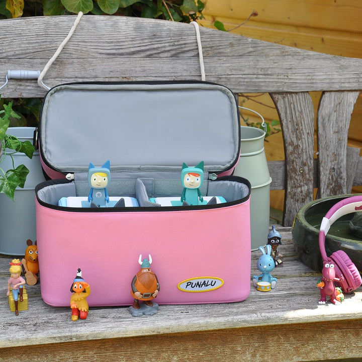 XL Tasche kompatibel mit Toniebox & Toniebox 2 – Grosse Transporttasche für bis zu 40 Tonies, Kopfhö