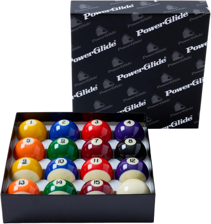 POWERGLIDE Herren Pool Billiards Set Poolball 1"7/8 (47.6mm) verschieden, 1"7/8 (47.6mm) verschieden