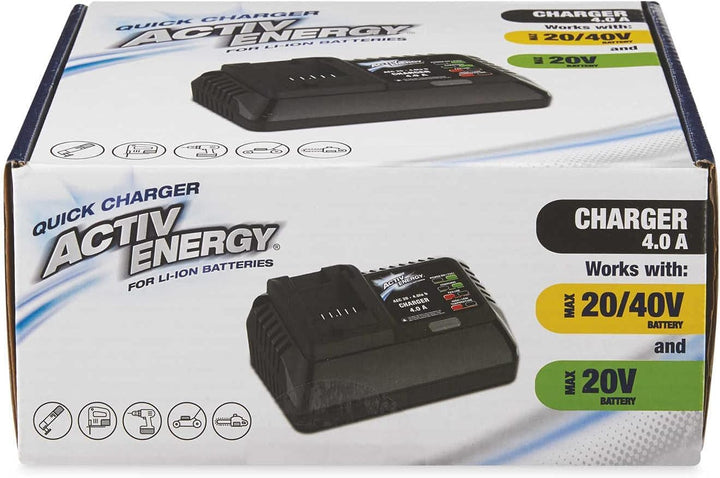 RB&G Active Energy Universal Akku-Ladegerät für Akku-Werkzeuge Gartengeräte für Aldi Produkte