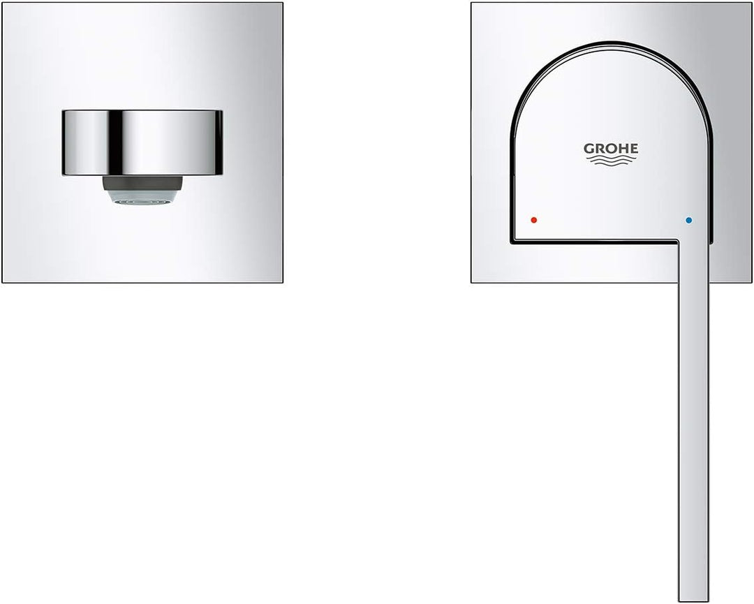 GROHE Plus | Badarmatur - 2-Loch-Waschtischbatterie | Ausladung 147 mm | chrom | 29303003