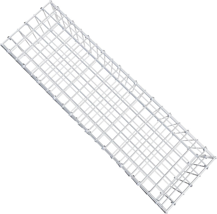 GABIONA Steinkorb-Gabione eckig, Maschenweite 5 x 10 cm, Tiefe 30 cm, Gabione 100 x 20 x 30 cm (L x