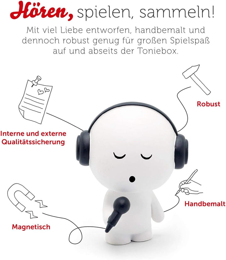 tonies Hörfiguren für Toniebox, Minimusiker – Lieder Kinderlieder für Kinder ab 3 Jahren, Spielzeit
