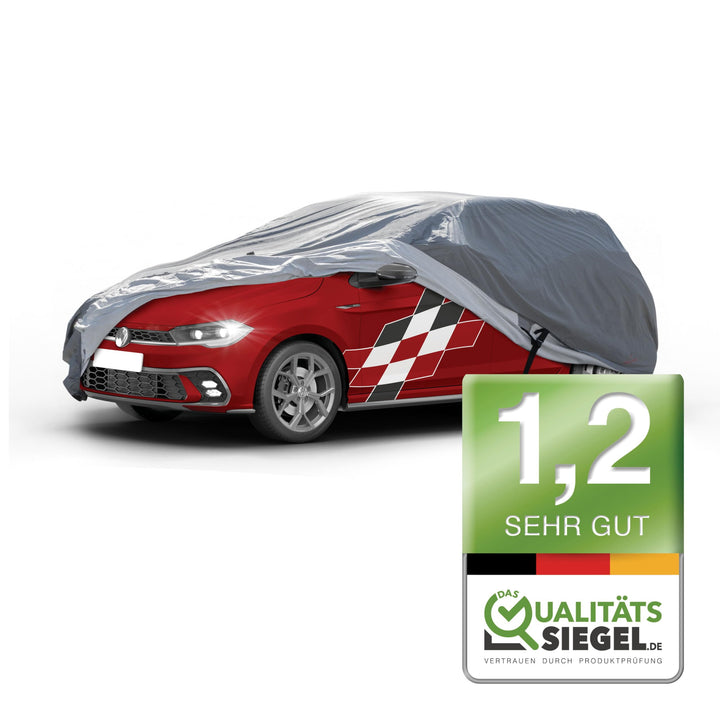WALSER Premium Abdeckplane Auto All Weather Plus Qualitätssieger Sehr Gut*, Abdeckplane wasserdicht,